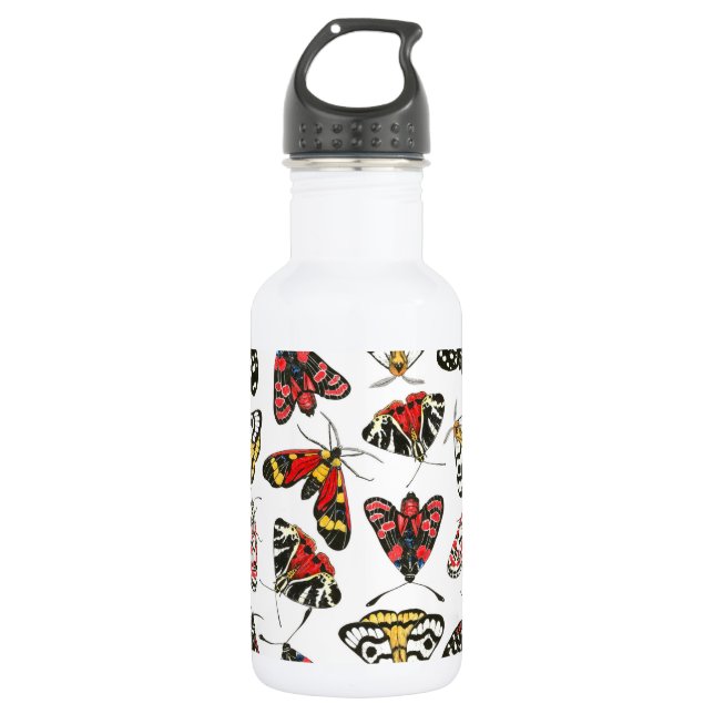 Moths 532 Ml Water Bottle (Front)