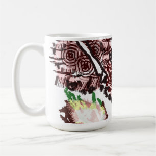 Moths and autumn coffee mug