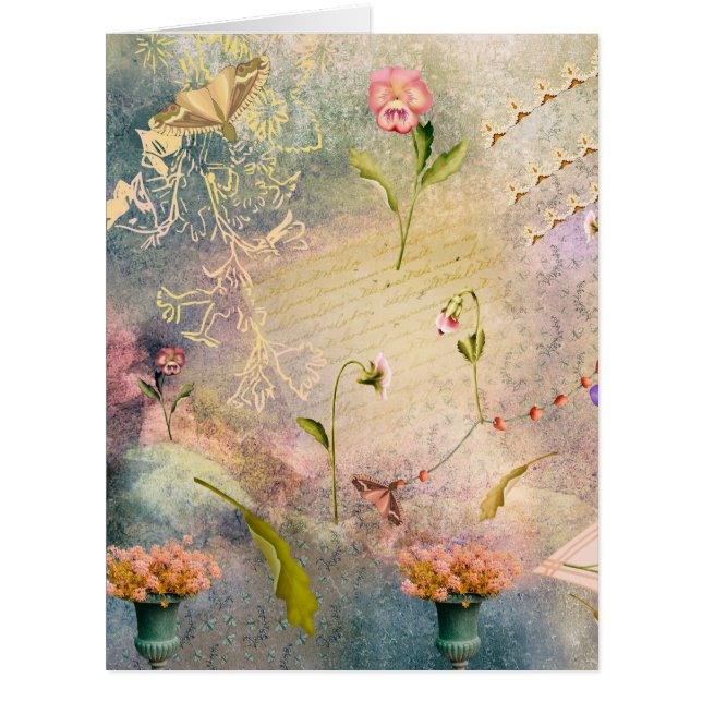 Moths and Pansies Personalised (Front)