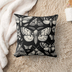 Moths, Leaves and Flowers Natural History Cushion