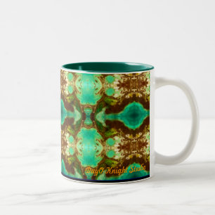 Motif Aerial Island, DayO Knight Studio Design Two-Tone Coffee Mug