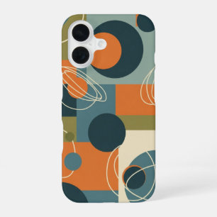 Motif Cartographie Cosmique Vintage iPhone 16 Case