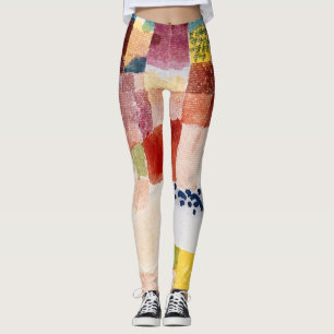 Motif from Hammamet by Paul Klee, Abstract Art Leggings