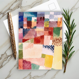 Motif from Hammamet by Paul Klee, Abstract Art Postcard