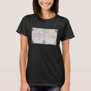 Motif men's motif women globe world map T-Shirt