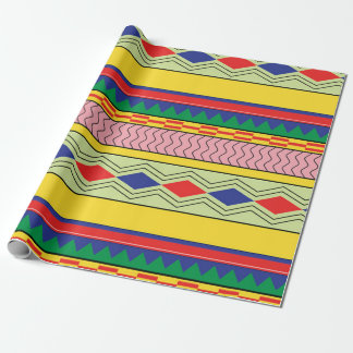 Motifs seamless pattern string wrapping paper