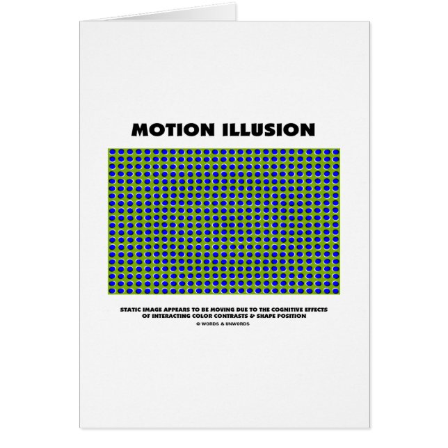 Motion Illusion (Optical Illusion) (Front)