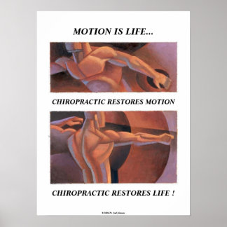 Motion Is Life Poster