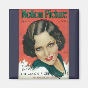 Motion Picture February 1931 Gloria Swanson cover Magnet