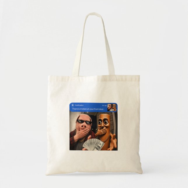 Motion Scuba Tote Bag (Front)
