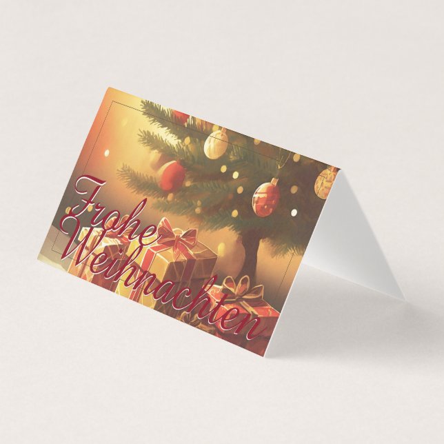 Motiv, mit Geschenken unterm Weihnachtsbaum 37016 (Front)