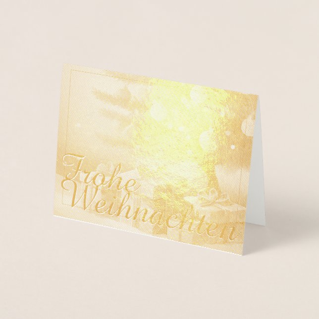 Motiv, mit Geschenken unterm Weihnachtsbaum 37016 Foil Card (Front)