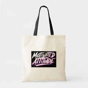 Motivated Attitude Tote Bag – Bold Retro-Inspired 