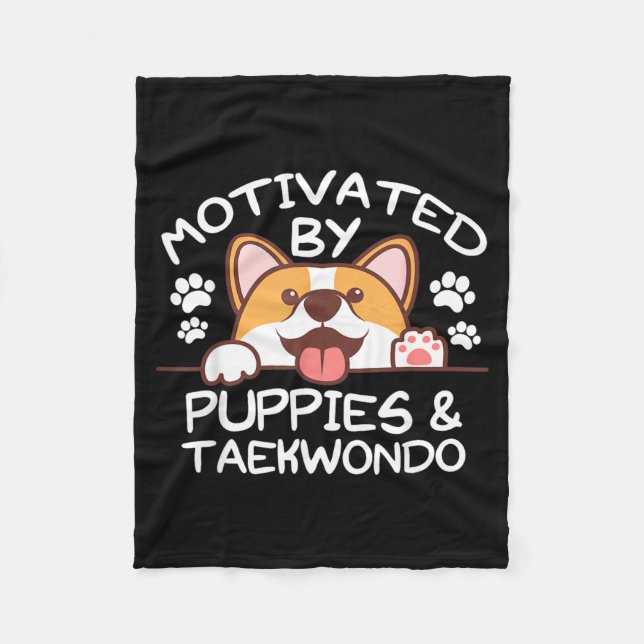Motivated Fleece Blanket (Front)