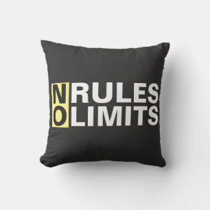 Motivating No Rules No Limits Cushion