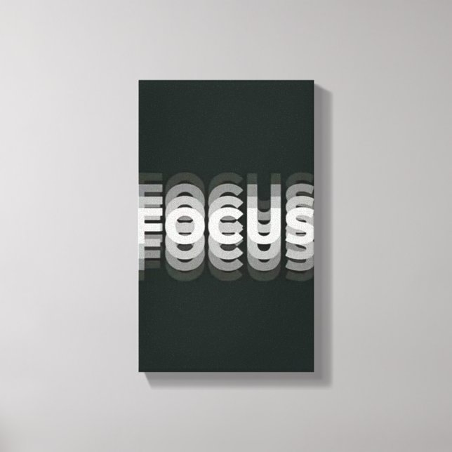 motivation canvas print (Front)