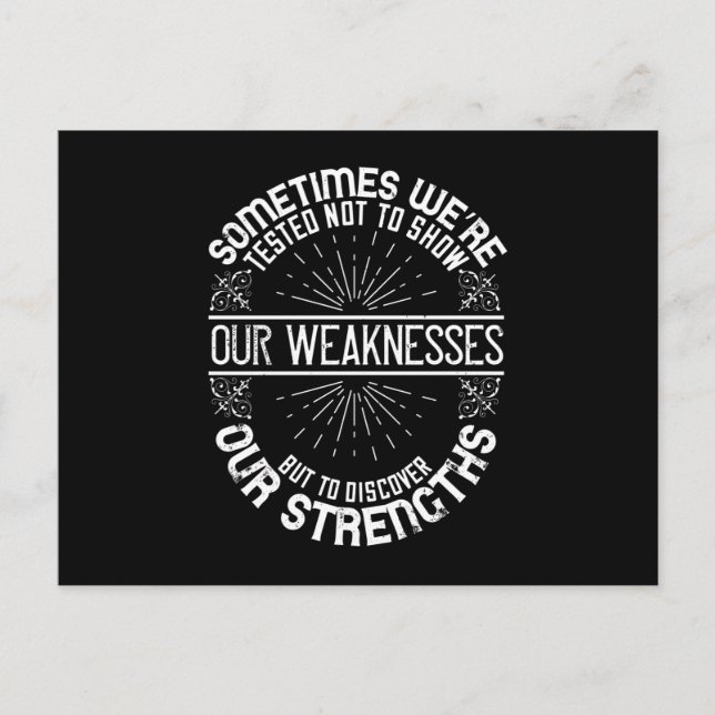 Motivation - Discover Our Strengths Postcard (Front)