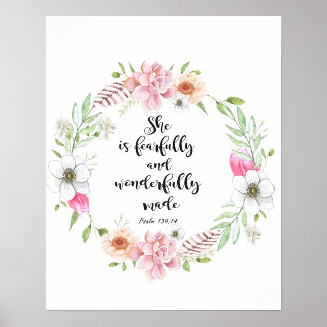 motivation for her, she is fearfully and wonderful poster (Front)