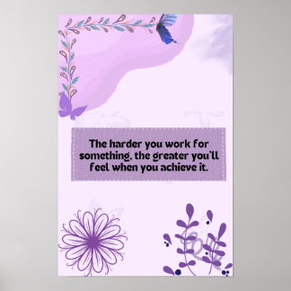 Motivation frame poster