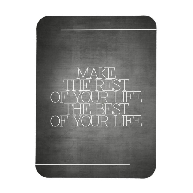 Motivation, inspiration, words of wisdom. quotes magnet (Vertical)