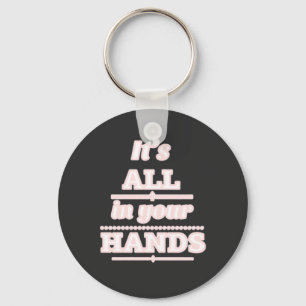 Motivation, Life, Courage Key Ring