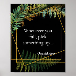 Motivation phrase for classroom or office  poster