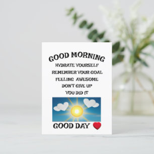 Motivation Positive Postcard