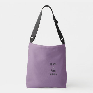Motivation Positive Quote Purple Tote Bag for Gift