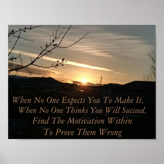 Motivation poster (Front)