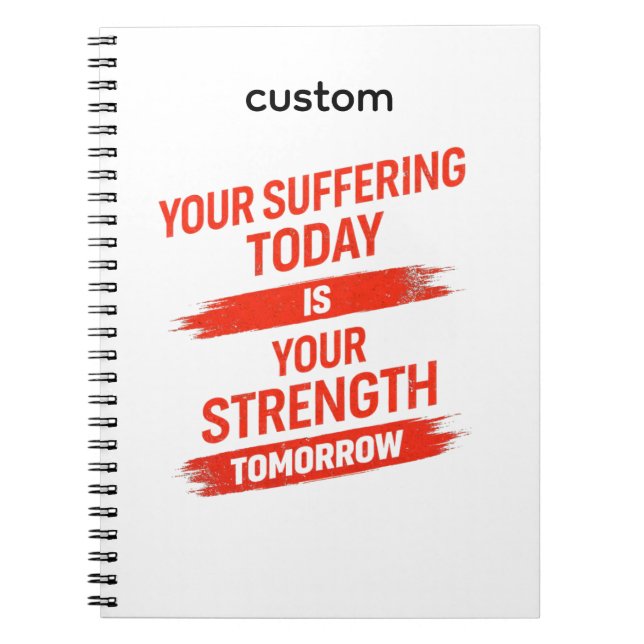 Motivation Quote Design Notebook (Front)