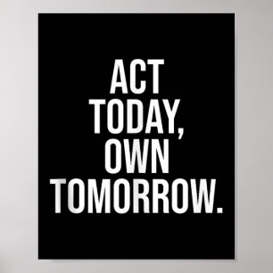 Motivation Quote For Stoic Wisdom And Strength Tan Poster