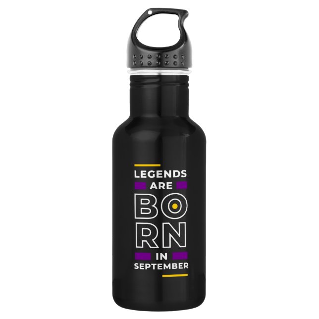 Motivation Quote Stylish Those Born In September   532 Ml Water Bottle (Front)