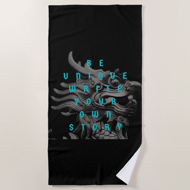  Motivation Quotes Modern and Positive Text      Beach Towel (Front)