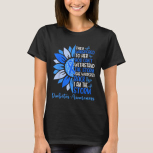 Motivation Support Squad Sunflower Blue Diabetes A T-Shirt