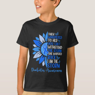 Motivation Support Squad Sunflower Blue Diabetes A T-Shirt