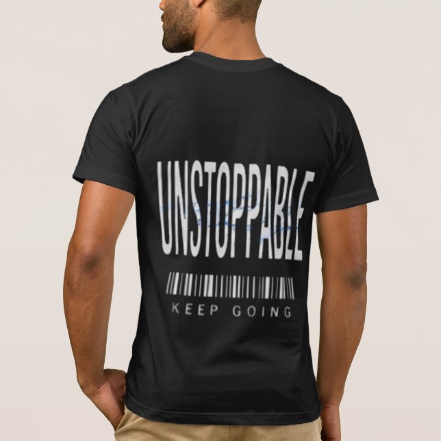 Motivation T-Shirt | Hustle Focus Dream Big  (Back)
