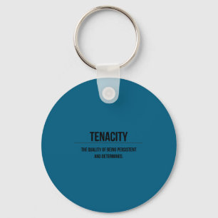 Motivation Tenacity Entrepreneur Slogan Quote Key Ring