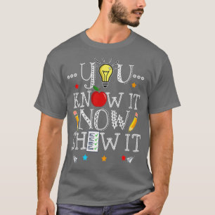 Motivation Test Day Testing Shirts for Women Teach