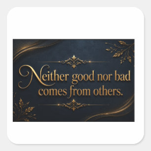 motivation that changes your life square sticker