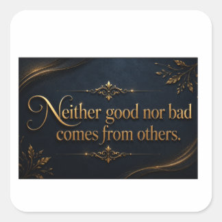 motivation that changes your life square sticker