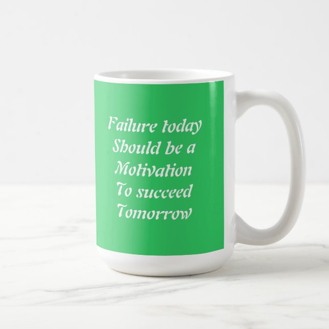 Motivation to succeed coffee mugs (Right)
