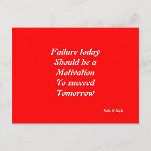 Motivation to succeed postcards