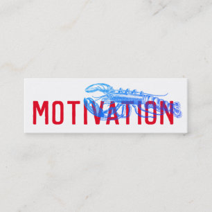 Motivation Training Mini Business Card