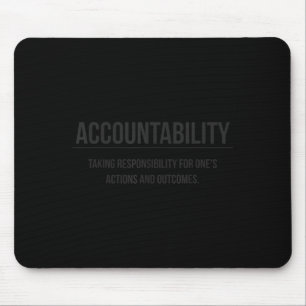 Motivational Accountability Entrepreneur Slogan Qu Mouse Pad