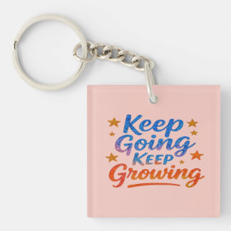 Motivational Acrylic Keychain for Women