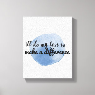 motivational affirmations for self appreciations canvas print
