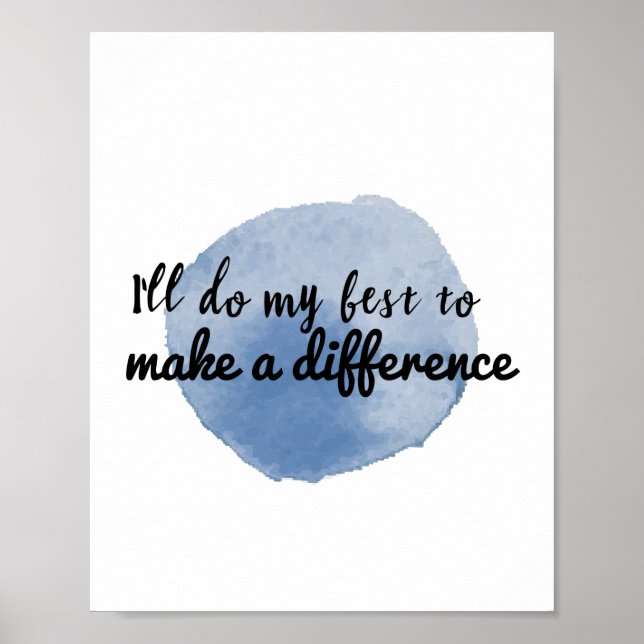 motivational affirmations for self appreciations poster (Front)