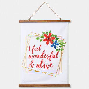 motivational affirmations for self love and life  hanging tapestry