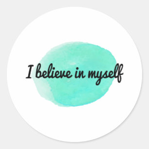 motivational affirmations for worthy love people classic round sticker