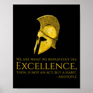 Motivational Ancient Greek Philosophy - Aristotle  Poster